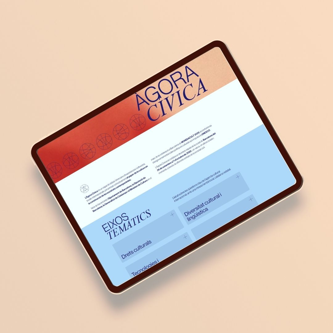 Web Àgora Cívica 2025