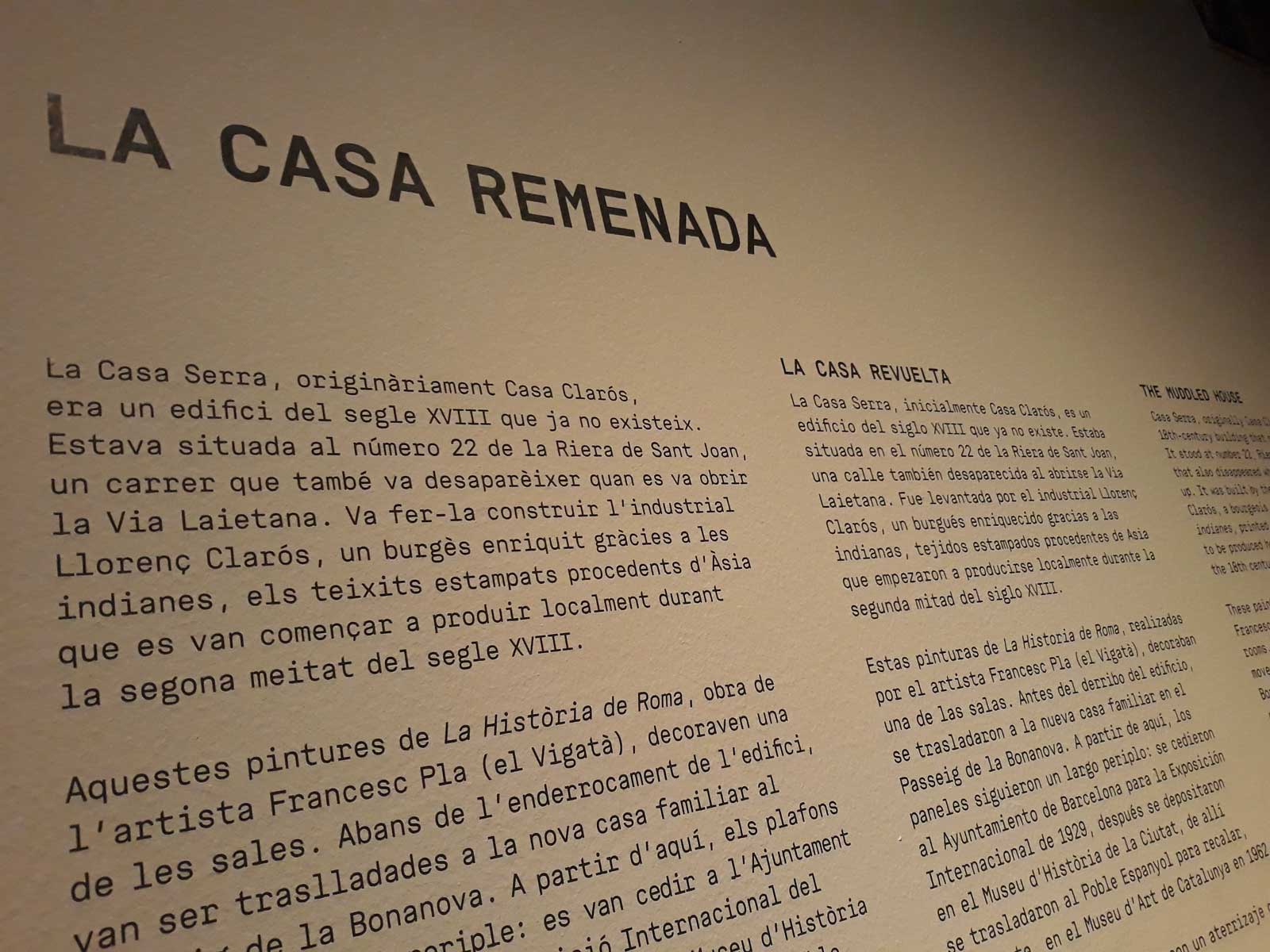 Textos de sala de l'exposició '